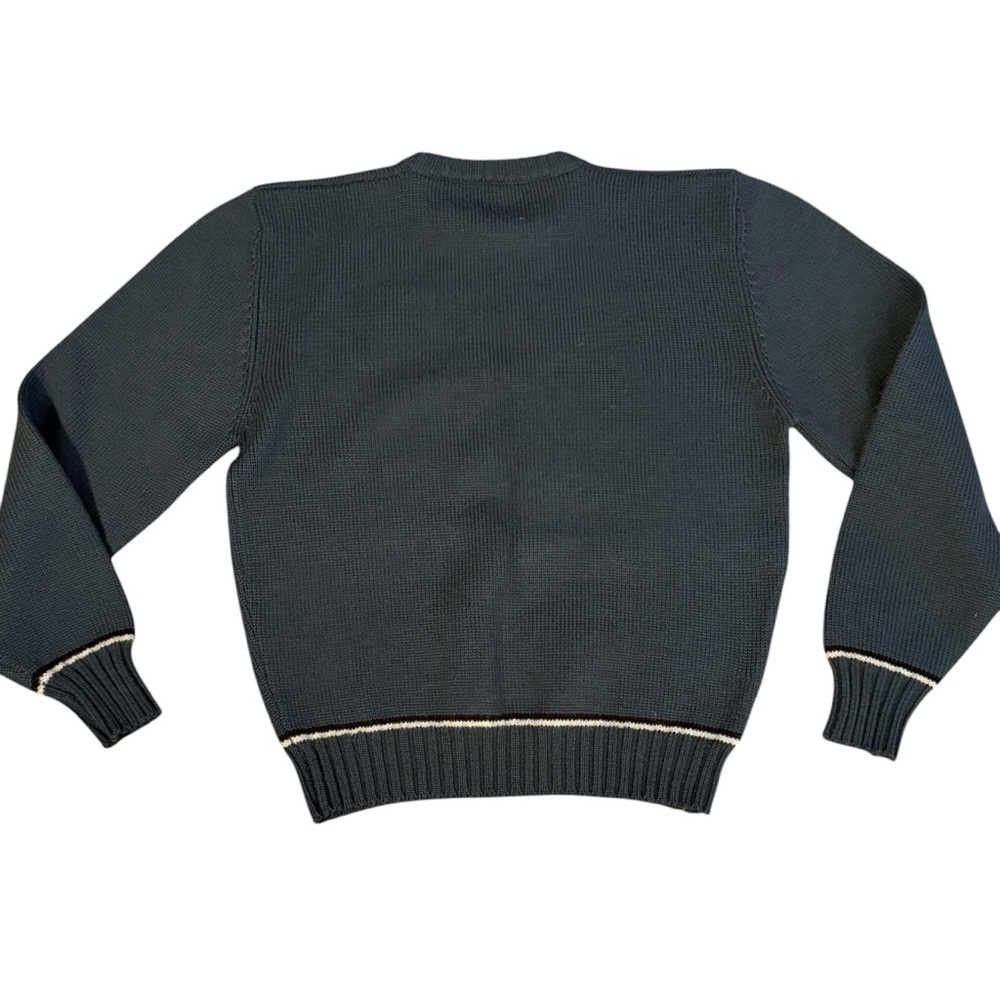 Vintage Calvin Klein 1970s Wool Crewneck Sweater Size Large Unisex - Picture 3 of 4